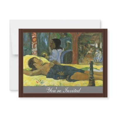 Birth Of Christ The Son Of God (Te Tamari No Atua) Personalized Invites by Artcollection
