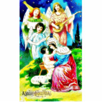 Birth of Jesus Christ by Mary with Angels Singing photo sculptures