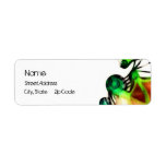 Birth of Mars - Earth (Green & Brown) Custom Return Address Labels