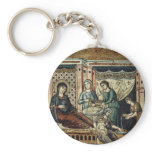 Birth Of Mary By Cavallini Pietro (Best Quality) Keychains