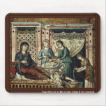 Birth Of Mary By Cavallini Pietro (Best Quality) Mouse Pads