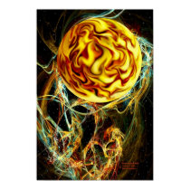 " BIRTH OF OUR SUN " by Robert Singletary posters