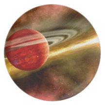 Birth of Saturn Party Plate
