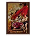 Birth Of The Dauphin Louis Xiii. By Rubens Peter Card