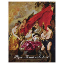 Birth Of The Dauphin Louis Xiii. By Rubens Peter Flyers