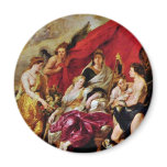 Birth Of The Dauphin Louis Xiii. By Rubens Peter Magnet