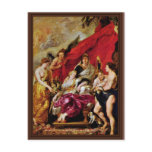 Birth Of The Dauphin Louis Xiii. By Rubens Peter Post Cards