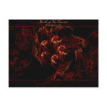 Birth of the Phoenix fractal art postcard