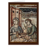 Birth Of The Virgin Detail By Cavallini Pietro Cards