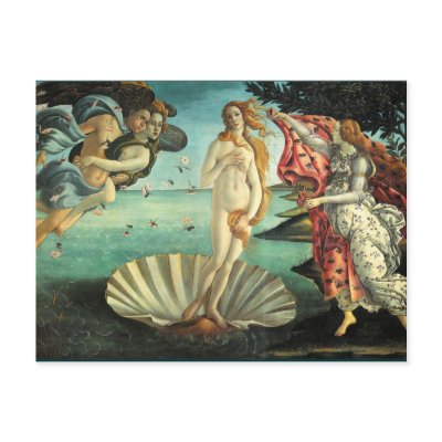 Birth of Venus, 1485 Post Card by IrishPirateQueen