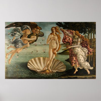 Birth of Venus by Botticelli Print by TheMasters