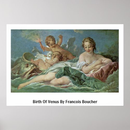 Birth Of Venus By Francois Boucher Posters