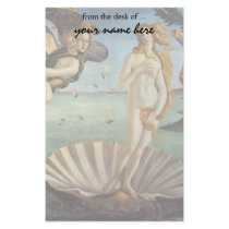 Birth of Venus by Sandro Botticelli Stationery Paper