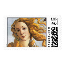 Birth of Venus detail, Botticelli Postage