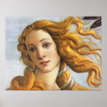 Birth of Venus detail, Botticelli posters