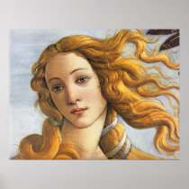 Birth of Venus detail, Botticelli Print