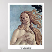 Birth Of Venus Detail By Sandro Botticelli Posters