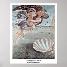 Birth Of Venus Detail By Sandro Botticelli Print