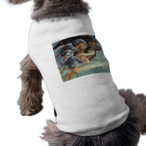 Birth of Venus, Detail - Mythological Couple Dog T Shirt