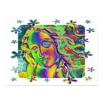 Birth of Venus Pop Flowers posters by clarachandler Birth of Venus Pop Flowers posters