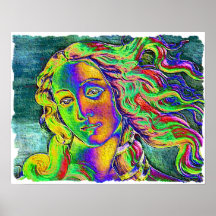 Birth of Venus Rough Edge Print