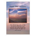Birthday, 100th, Sunrise at the Beach, Religious Greeting Cards