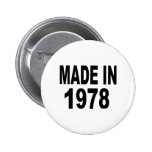 Birthday 1978 button