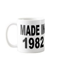 Birthday 1982 mugs