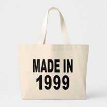 Birthday 1999 canvas bags
