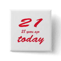 birthday 49 pinback button