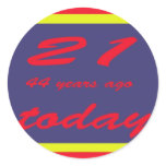birthday 65th sticker