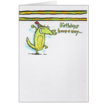 Birthday 7 greeting card