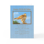 Birthday, 90th, Rough-legged Hawk Greeting Card