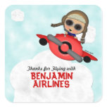 Birthday Airlines Stickers stickers