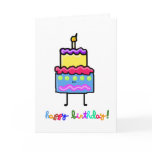 Birthday Alien Card