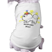 Birthday American Eskimo Dog / German Spitz Pet Shirt