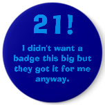 birthday badge pin