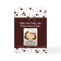 Birthday Baker Girl Cards