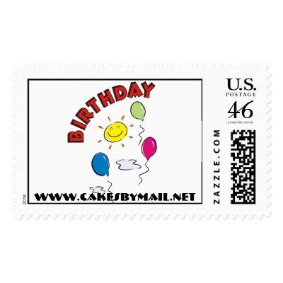 Birthday balloon stamp, Cakes By Mail by ml_hamilton