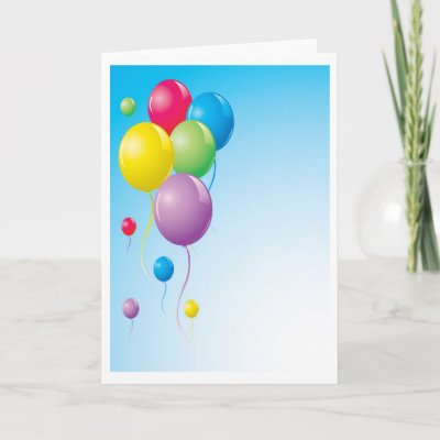 balloon card