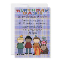 Birthday Bash Custom Invitations