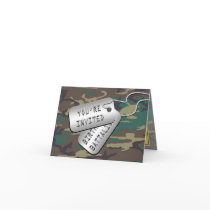 Birthday Battalion Birthday Party Invitations Greeting Cards