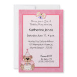 Birthday Bear Invitation
