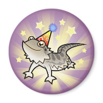 Birthday Bearded Dragon / Rankin Dragon Magnets