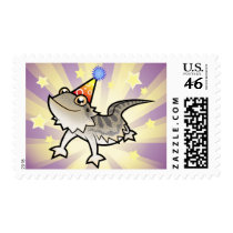 Birthday Bearded Dragon / Rankin Dragon Postage Stamps