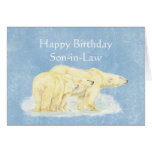 Birthday Beary Special Birthday Polar Bears Greeting Card