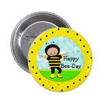 Birthday Bee  Button