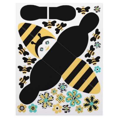 Birthday Bee Party Favor Box Custom Flyer by LetsCelebrateDesigns