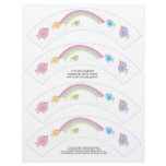 Birthday Bird Cupcake Wrappers Printable Template Personalized Letterhead