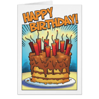 Birthday Blast Greeting Card